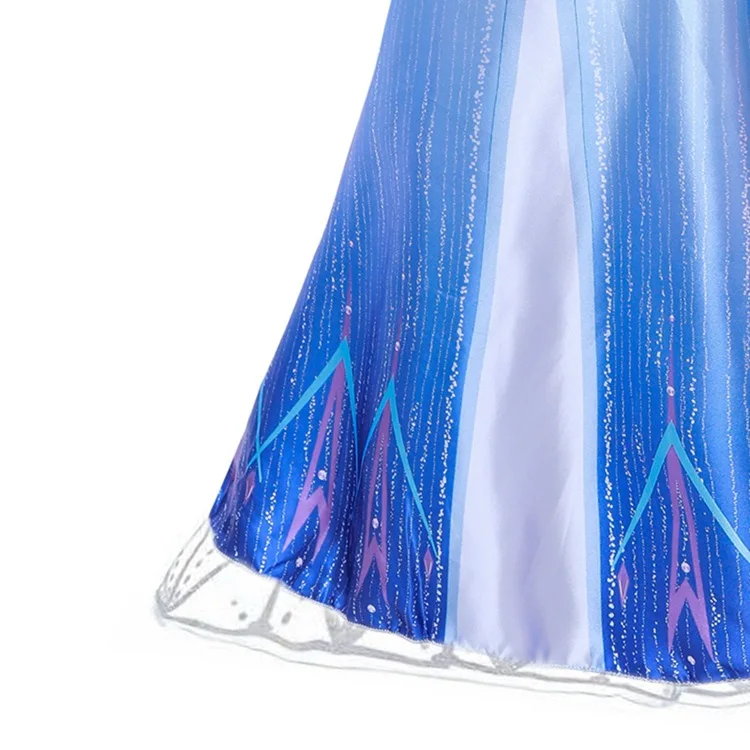 Платье принцессы Эльзы Холодное сердце 2 с плащом детская одежда для выступлений