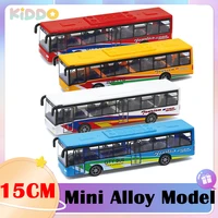 15cm mini alloy car model baby pull back cars vehicles bus diecast vehicles simulation toys funny children toys for kids gifts