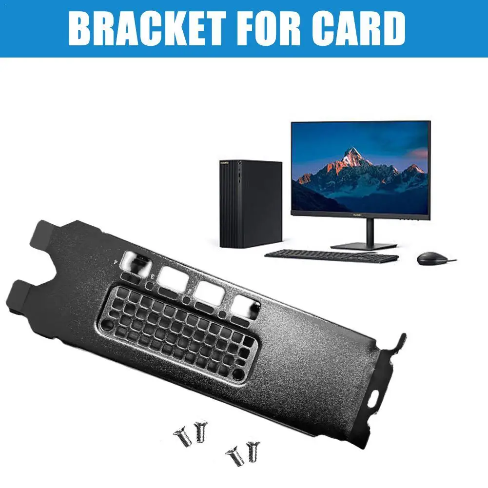

High Profile Bracket Adapter DVI VGA Port Baffle Port For PNY Nvidia RTX A2000 6G Full-Height Graphic Video Card Set RTXA2000