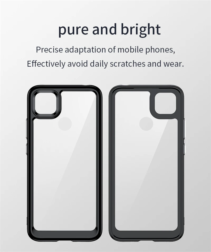 Soft Transparent Case For Xiaomi Redmi 9C Case Bumper Silicon Anti-knock Color Back Cover For Redmi 9C Case For Redmi 9C 10C 10A
