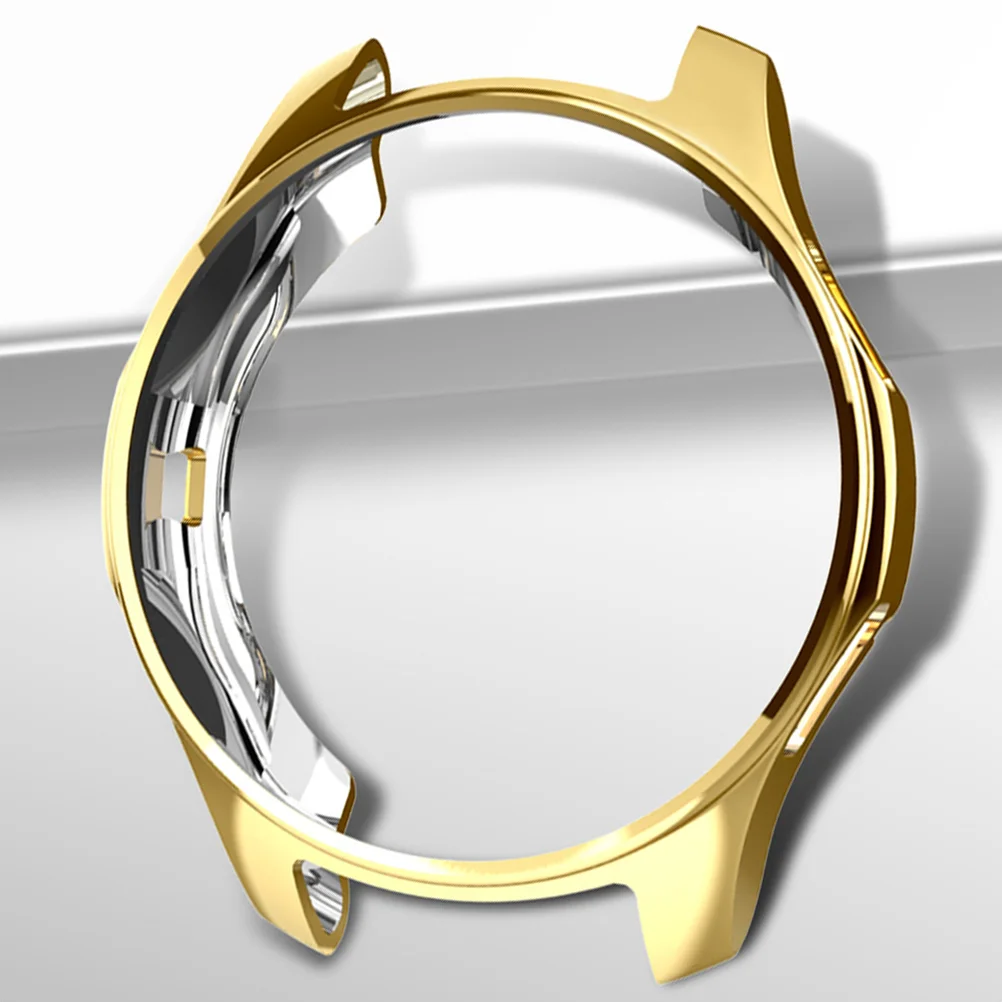 

Watch Case,- proof Watch Cover, - resistant Watch Frame Cover Anti- drop Case Compatible for Gear S3 ( Golden )