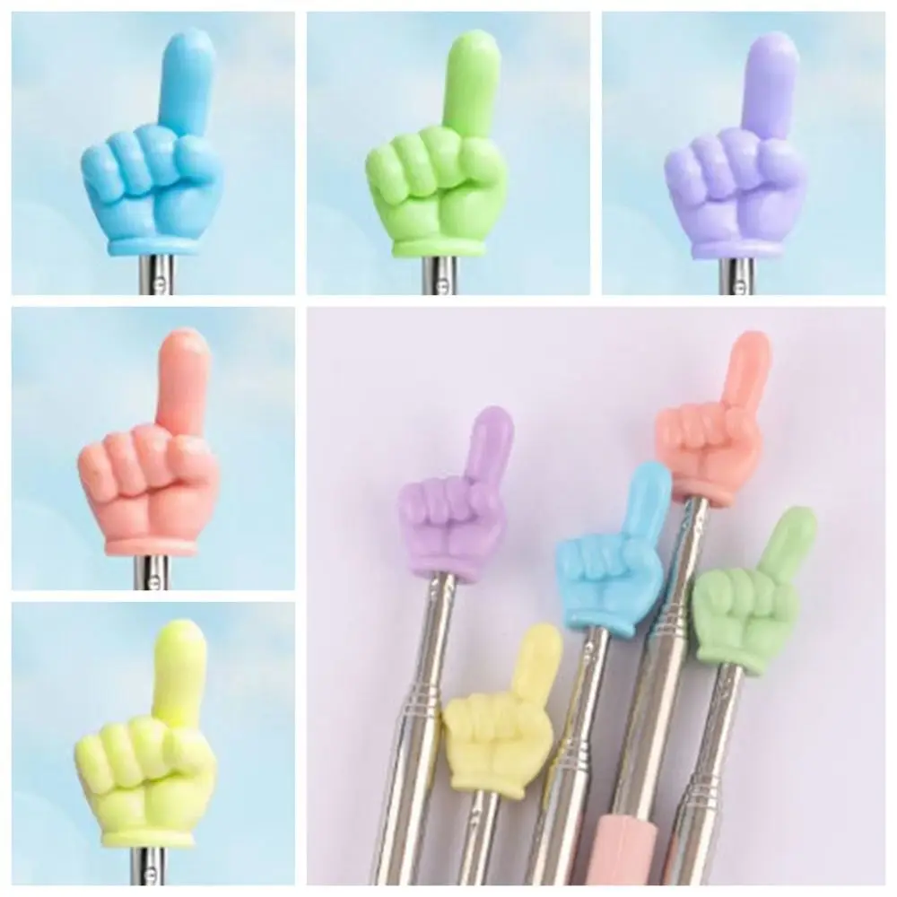 

Retractable Reading Guide Pointer Finger Shape Anti-slip Teaching Pointer Stick Mini Multi-functional