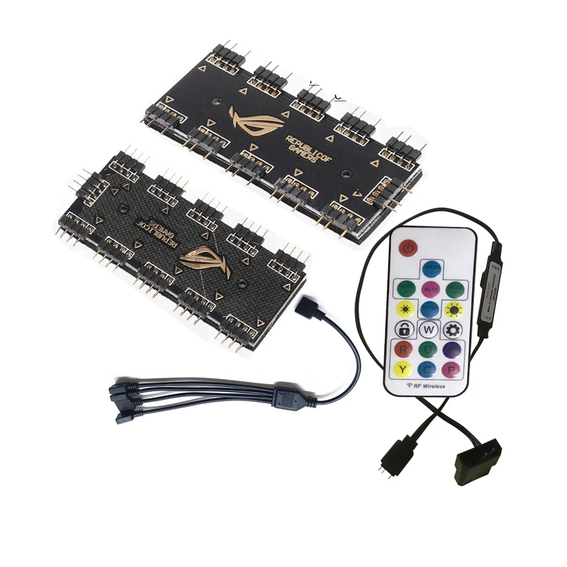 

RGB 12V 4PIN ／ ARGB 5V 3PIN Extender Cable For motherboard, bracket, GPU Water Block, CPU Water Block Lighting systems AURA SYNC