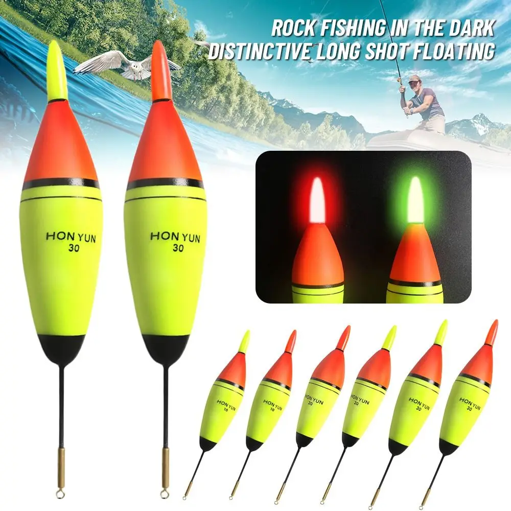 

2pcs High Quality Electronic Plastic Light Stick Eva Foam Fishing Night Float Bobber Ball Boia