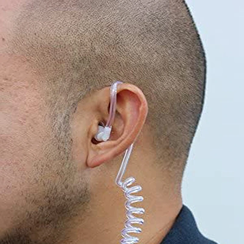 Walkie Talkie Accessories Earpieces for Baofeng Motorola Kenwood Retevis Midland Two Way Radios Headset Secret Spy Game Earpiece