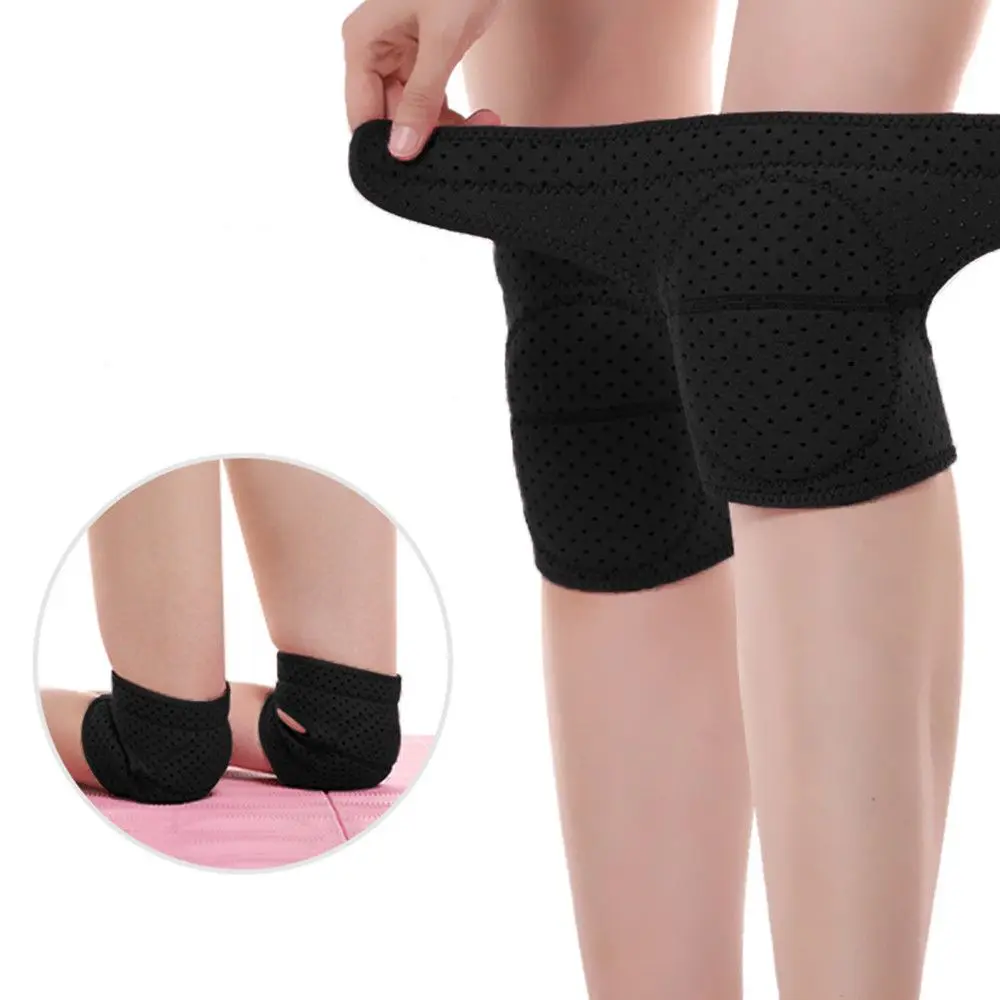 

1Pair Elastic Volleyball Dancing Gym Yoga Patella Brace Thicken Sponge Leg Protector Brace Support Knee Pads