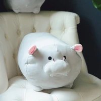 hot super soft plush animals hippo pillow stuffed home sofa cushion plushie toys children sleepy doll for kids birthday gift