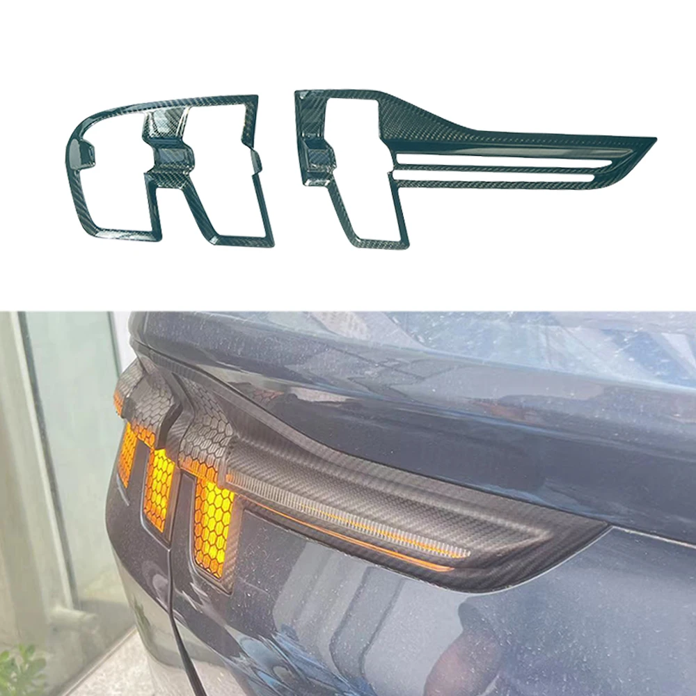 4 шт. задние фары из углеродного волокна для Ford Mustang Mach-E 2021 +