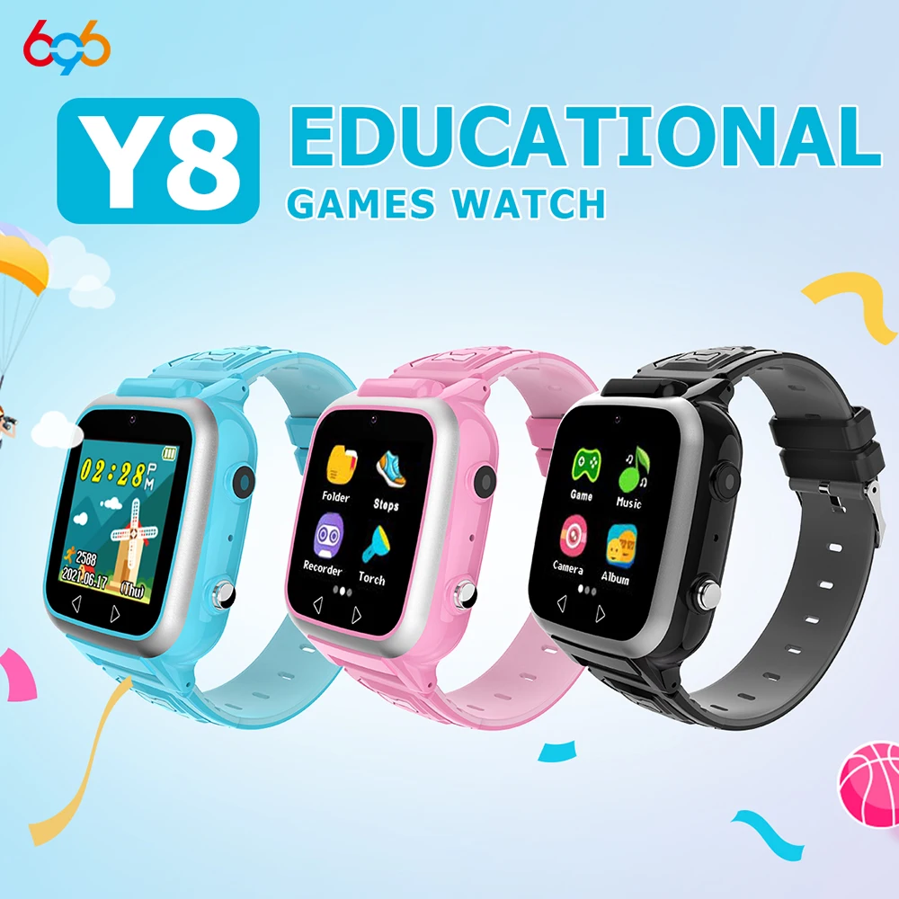 

Детские умные часы-пазлы для игр, игры в музыку, Смарт-часы с калькулятором, камерой, SIM-картой, телефонными звонками, Детские Смарт-часы с ремешком