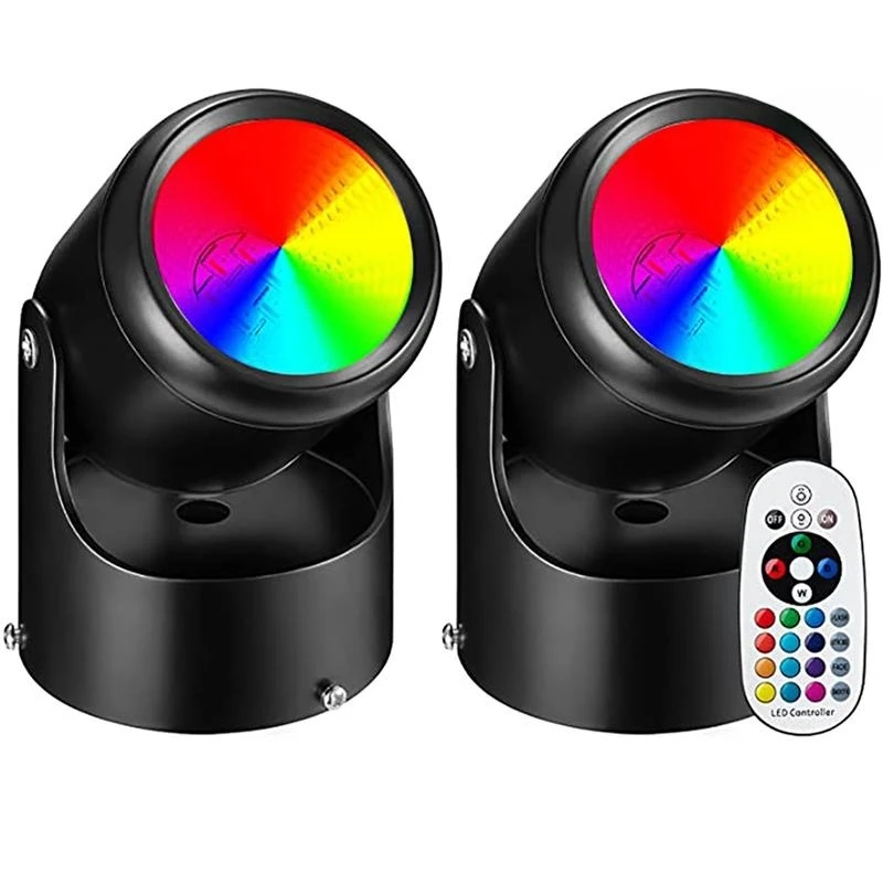 

RGBW Indoor spotlight;downlight Wall Lights with remote control, suitable for Christmas and daily use