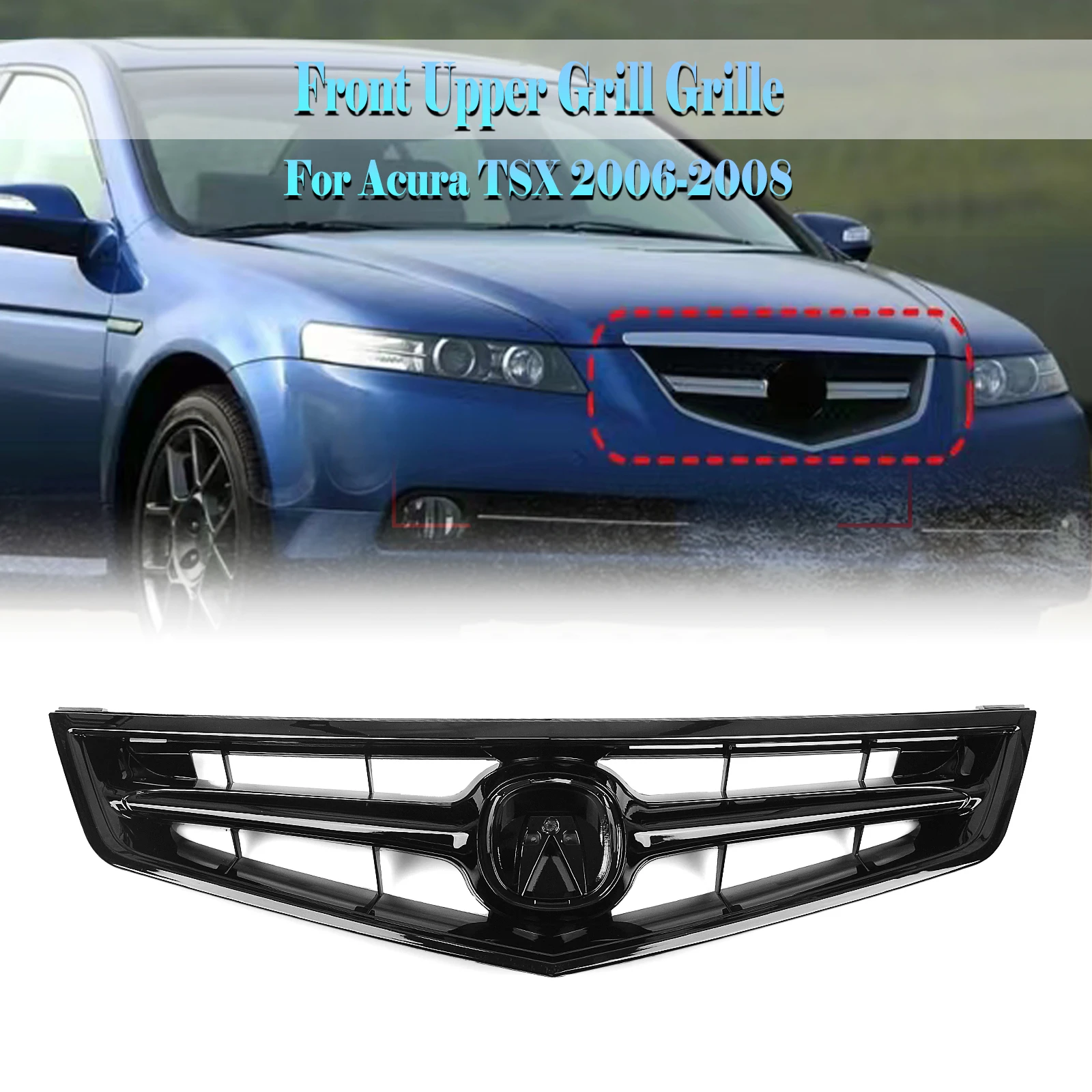 

Передняя решетка для автомобиля Acura TSX 2006-2008