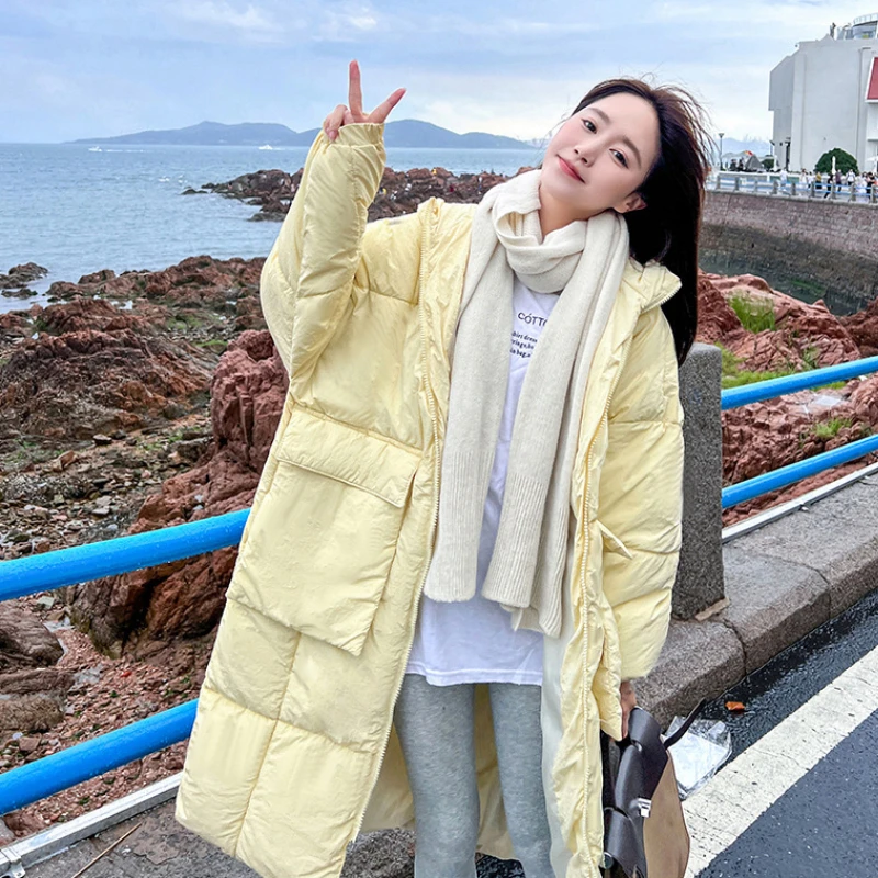 New Winter Coat for Women Coats Parkas Jackets Hooded Cotton Padded Jacket  Oversize Tops Korean Fashion Warm Thickening