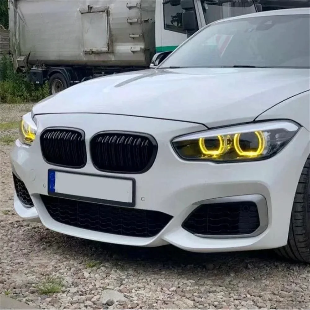 Желтая ангельские глазки DRL для BMW серии 2016 2017 2018 F20 F21 LCI светодиодные фары