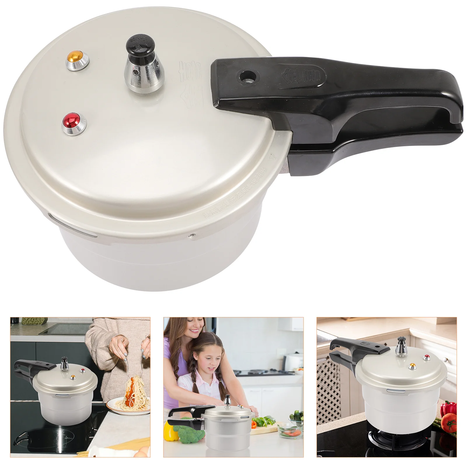 

Pressure Cooker Food-grade Cooking Pot Multipurpose Gas Stove Safe Portable Kitchenware Part Small Electric oven Be