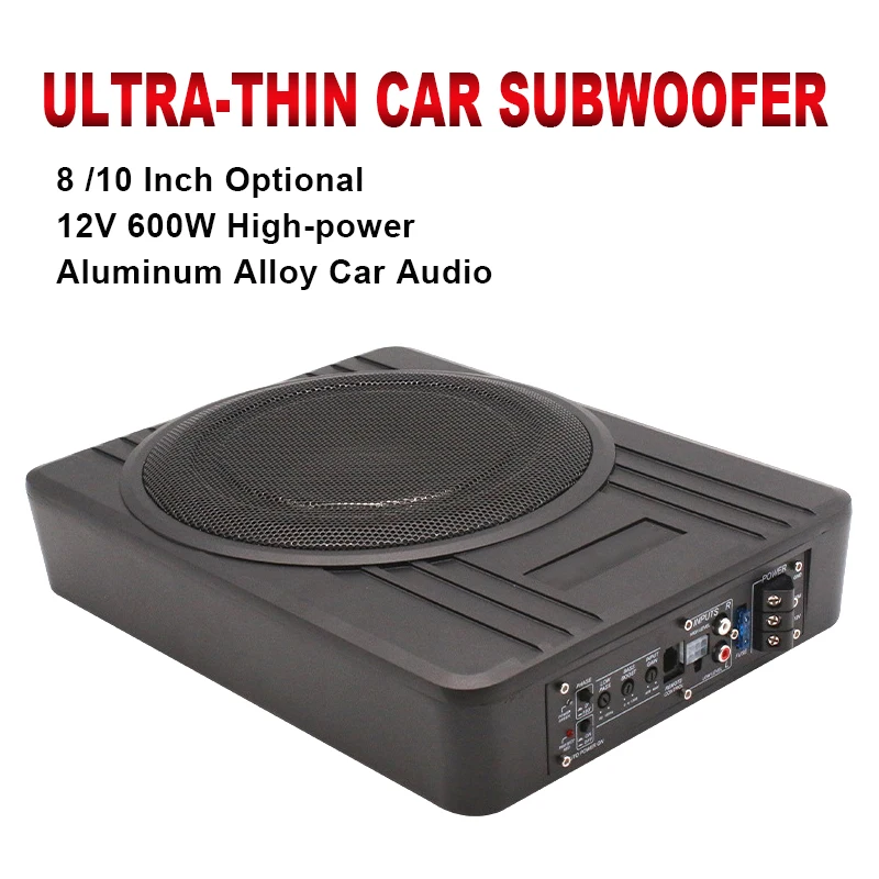 12V 600W High-power 8/10 Inch Car Speaker Under Seat Audio Modification Ultra-thin Automotive Subwoofer Automotive Sound for Car 12V 600W High-power 8/10 Inch Car Speaker Under Seat Audio Modification Ultra-thin Automotive Subwoofer Automotive Sound for Car