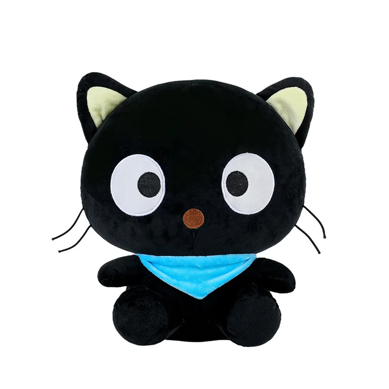Фото Новая плюшевая игрушка Kawaii Chococat Sanrio Chocolate Cat, мягкая игрушка, милый детский подарок на день рождения, Рождество для детей, мягкая кукла, оптовая продажа №5