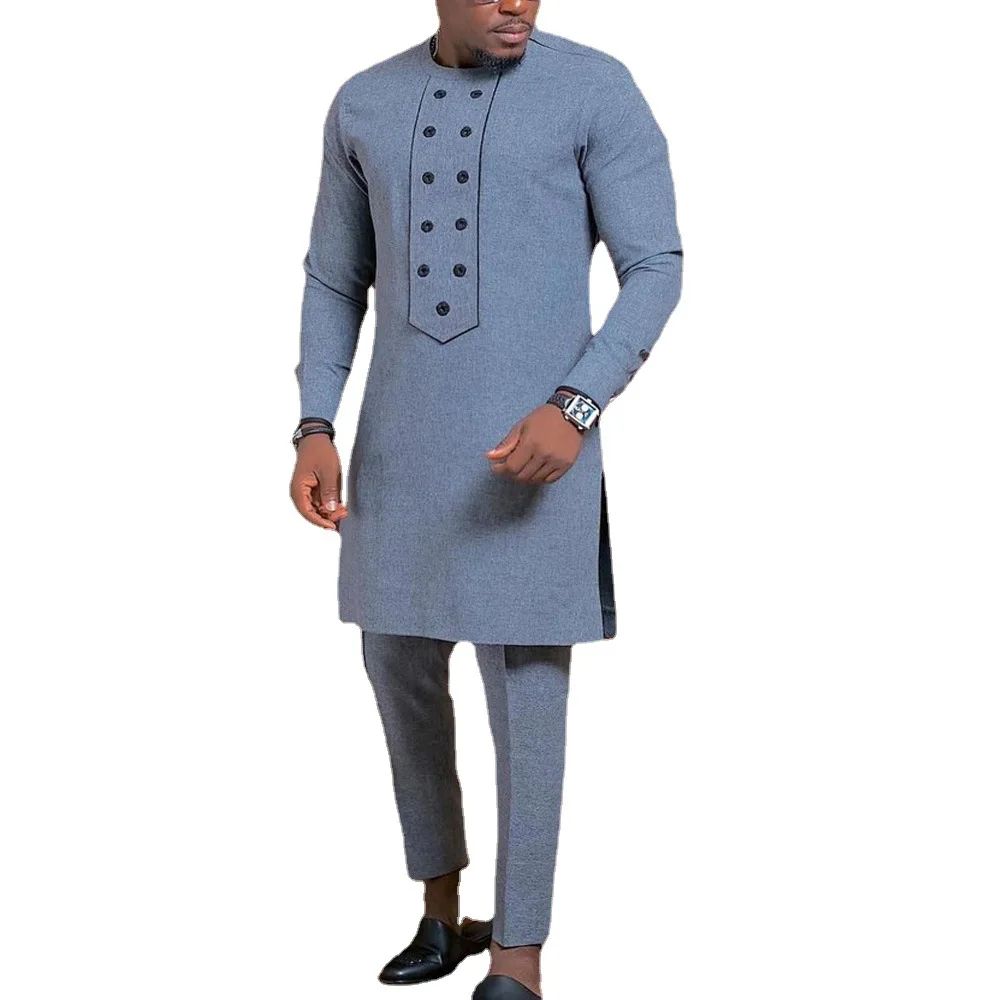 Muslim Fashion Men Sets Kaftan Abaya Pakistan Ropa Islamica Hombre Arabic Jubba  Thobes Qamis Homme Musulman Islamic Clothing