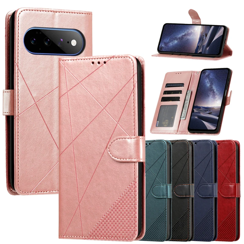 Фото Чехол-книжка для Google Pixel 7a 8a 9a 10a 7 8 9 10 11 Pro XL 5G, магнитный кожаный чехол-подставка для телефона. №1