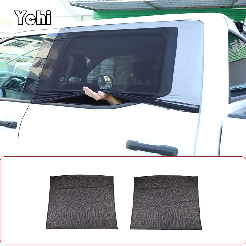

Car Exterior Modification Window Curtain Sunshade Mosquito Protection Insect Net For Toyota Tundra 2022 2023 Car Accessories