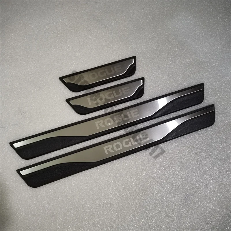 

Car Styling For Nissan Rogue 2014-2019 2020 Original ABS plastic car Scuff Plate/Door Sill Door Sill Scuff Plate Welcome Pedal