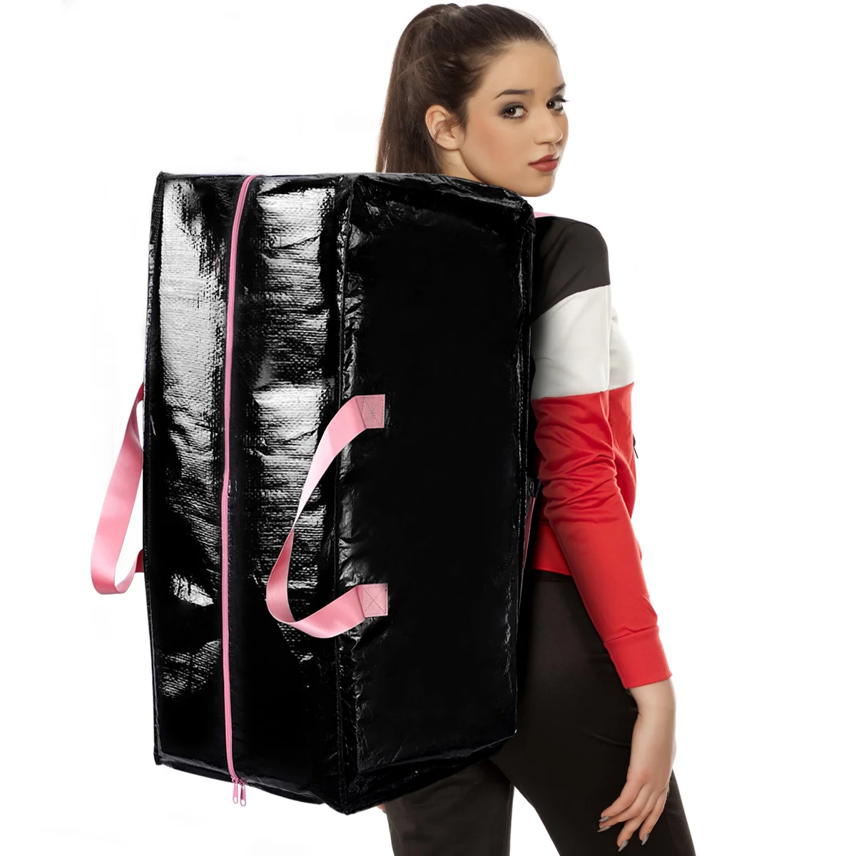 

4pcs Clothing Carrier Bag Large Carry Bag Garment Storage Tote Large Capacity Tote Moving Clothes Bags Moving Tote Bags