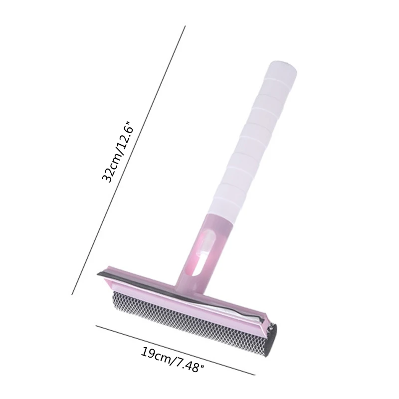 

3 in 1 Spray Scrape Wipe Window Glass Brush Wiper Cleaner Washing Scraper for Home Bedroom Bathroom Shower Squeegee