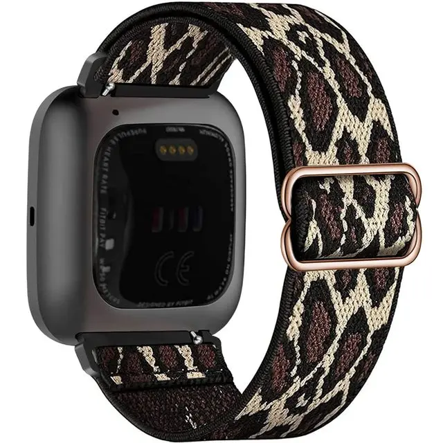 

Elastic Woven Loop band for Fitbit Versa 4 2 3 Versa Lite Band Adjustable Nylon Sport Watchband Bracelet for Fitbit Sense strap
