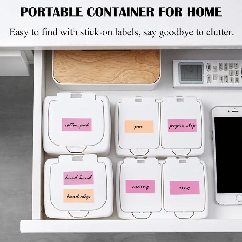 Настольный всплывающий небольшой ящик для хранения органайзер макияжа с крышкой