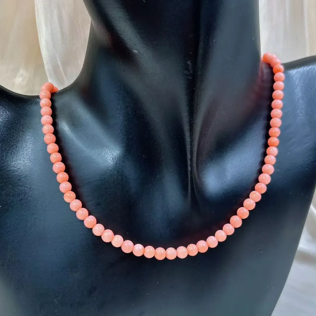 6 мм розовые винтажные ювелирные изделия из натурального морского бамбука