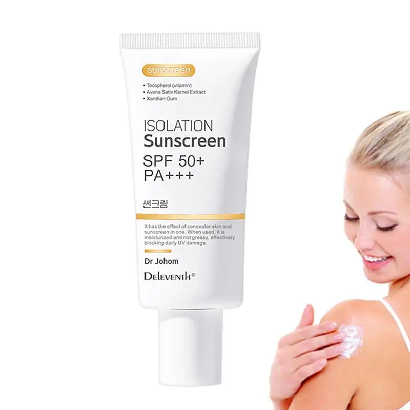 

Face Sunscreen Non-Greasy Body Sunblock Isolation Sun Cream SPF50 PA Body Sunscreen Lotion UVA/UVB Sun Protection