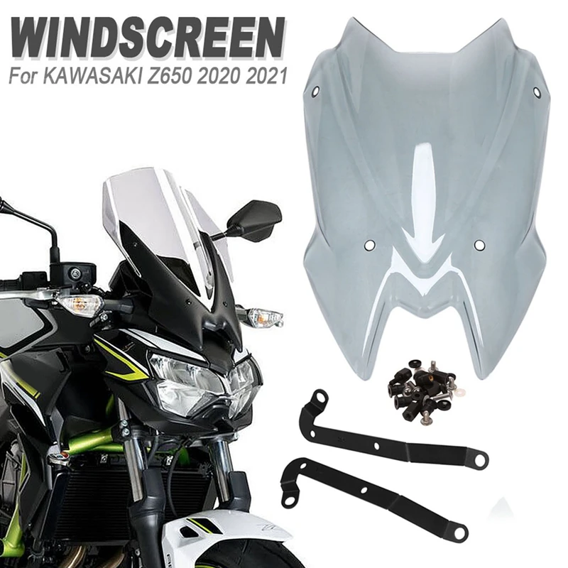 

Ветровой дефлектор ветрового стекла мотоцикла для Kawasaki Z650 Z900 2020 2021