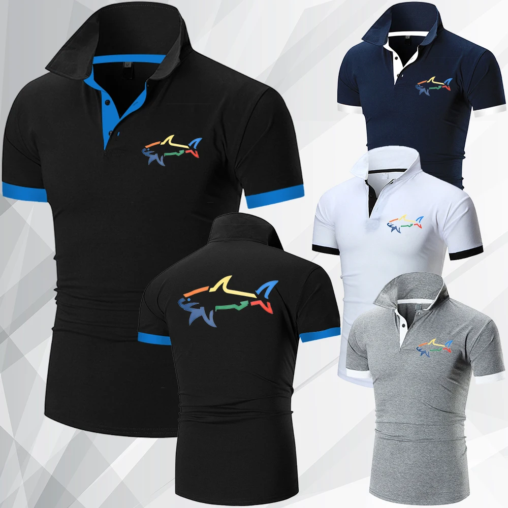 

Gentleman Mens Polo Shirts Luxury Silm Business Summer Outdoor Sports Cloth for Man Golf Polos Retro Rustic Short-sleeves Jersey