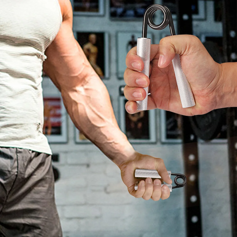 

100-300LBS Metal pull grip A-type hand trainer arm fitness equipment spring steel aluminum alloy is a grip