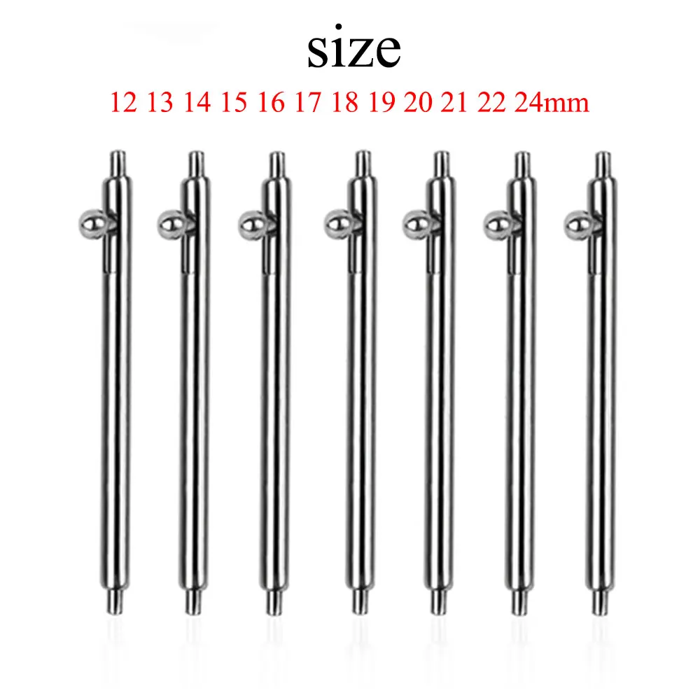 

20MM 22MM 10PCS 1.8mm Diameter Watch Pin Pepair Tools & Kits Quick Release Watch Strap spring Bars Pins 24mm 18MM 23MM 16MM 19MM