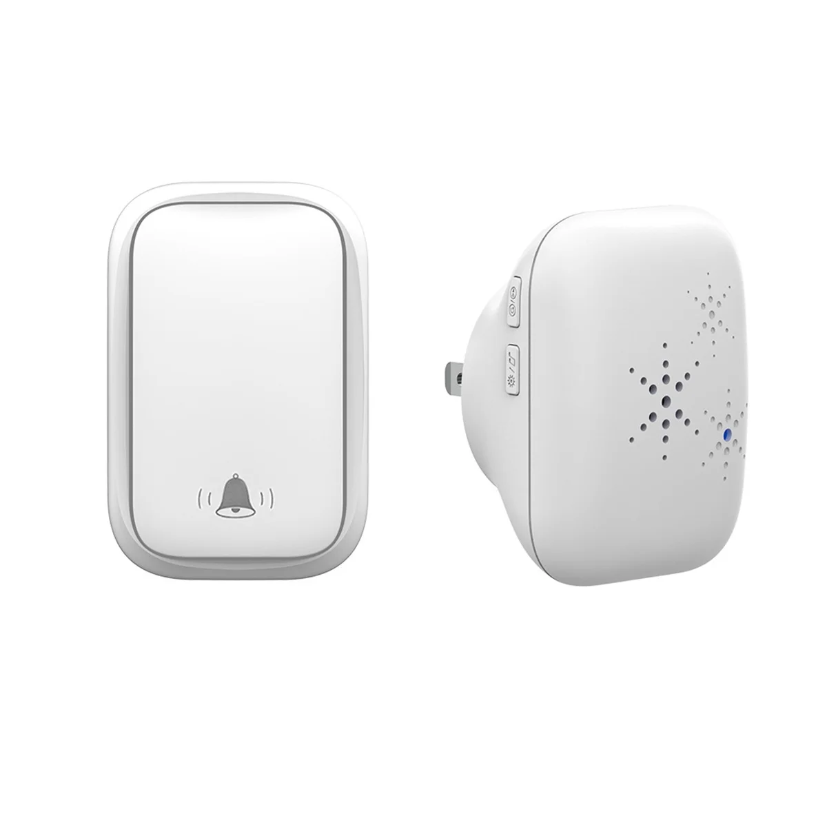 

Wireless Doorbell for Home Battery Free Waterproof Doorbell 3 Volume Levels 38 Song for Home/Office/Classroom-US Plug