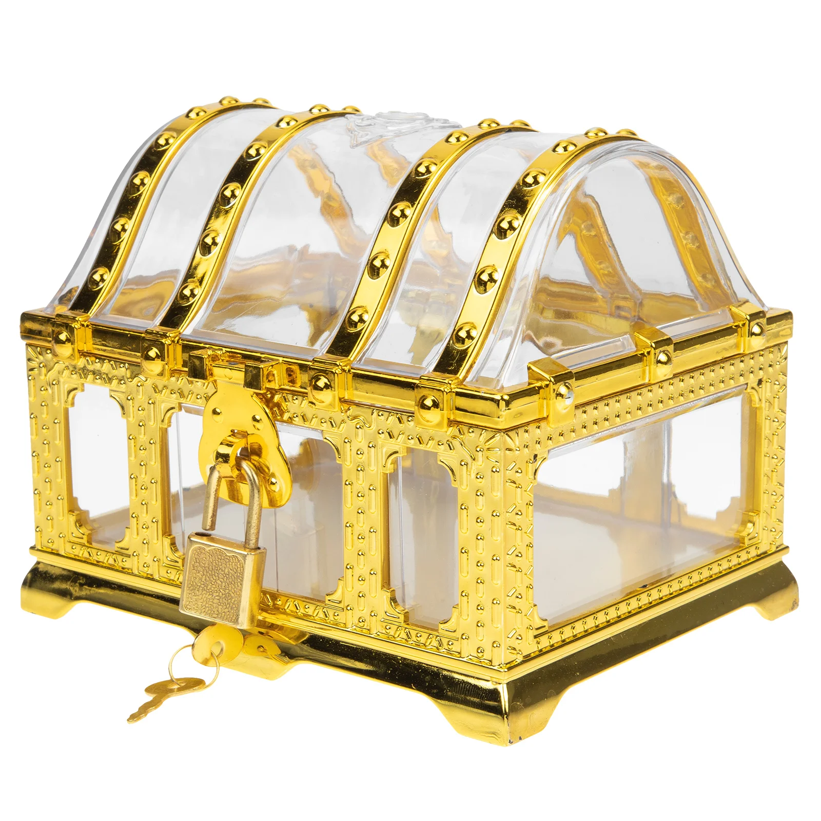 

Treasure Boxpirate Kids Jewelry Useful Really Vintage Smallboxesclearparty Storage Pretend Keepsakeorganizer Candy Mini Trinket