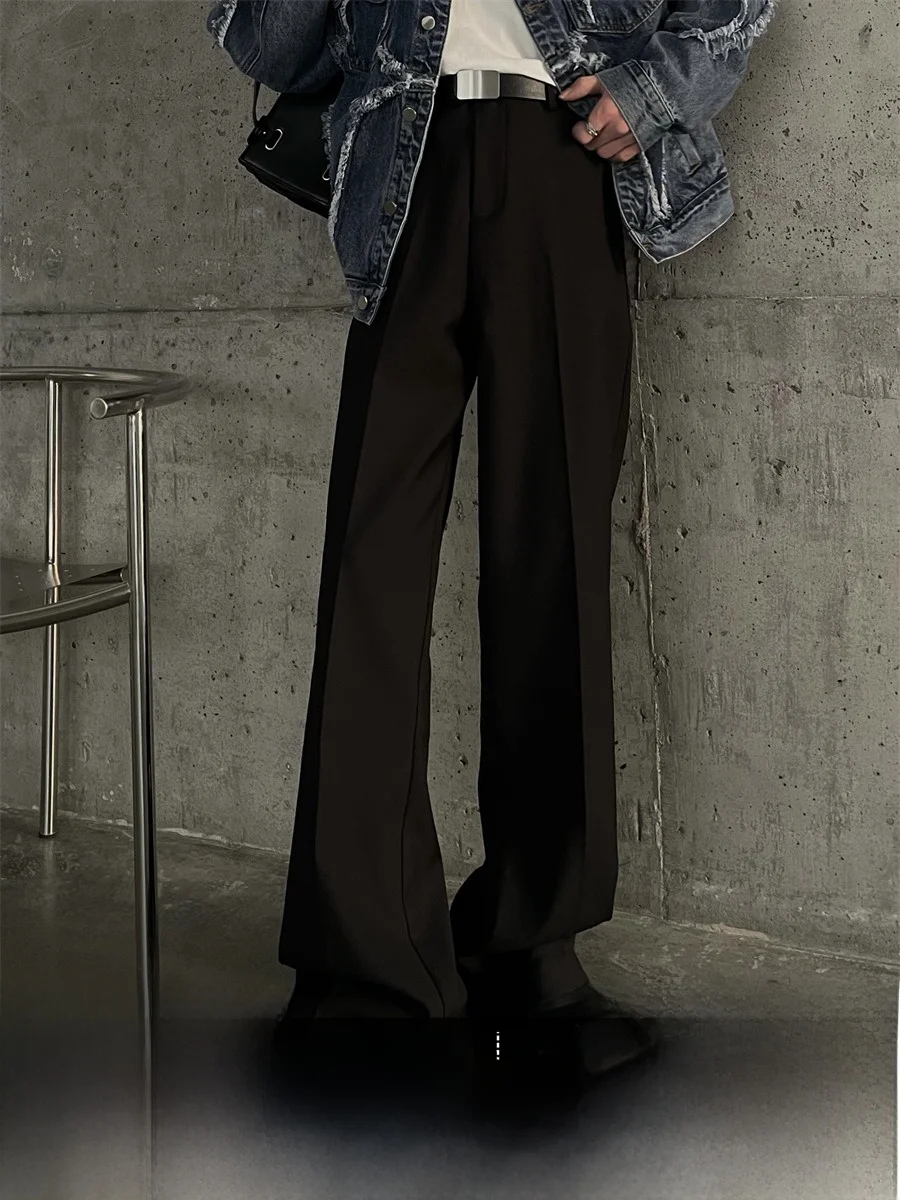  Дизайнерские высококачественные слегка расклешенные брюки с разрезом Vibe Sle