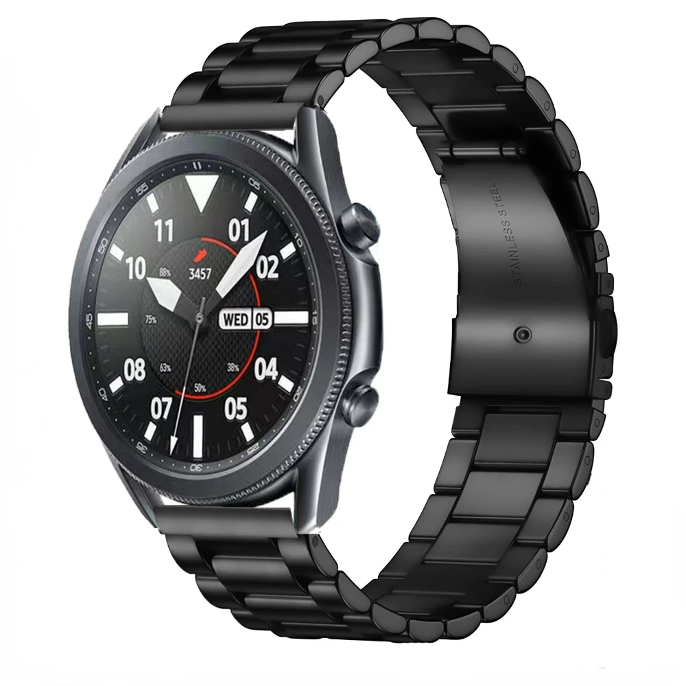 20 22mm Stainless Steel Strap For Samsung Galaxy Watch 3/Gear S3/4/Classic/5/Pro Metal Bracelet Huawei Watch 3/GT 2  Amazfit GTR
