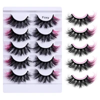 hand made reusable multilayer color fake eyelashes extensions curly crisscross thick charming false lashes 50 setslot dhl