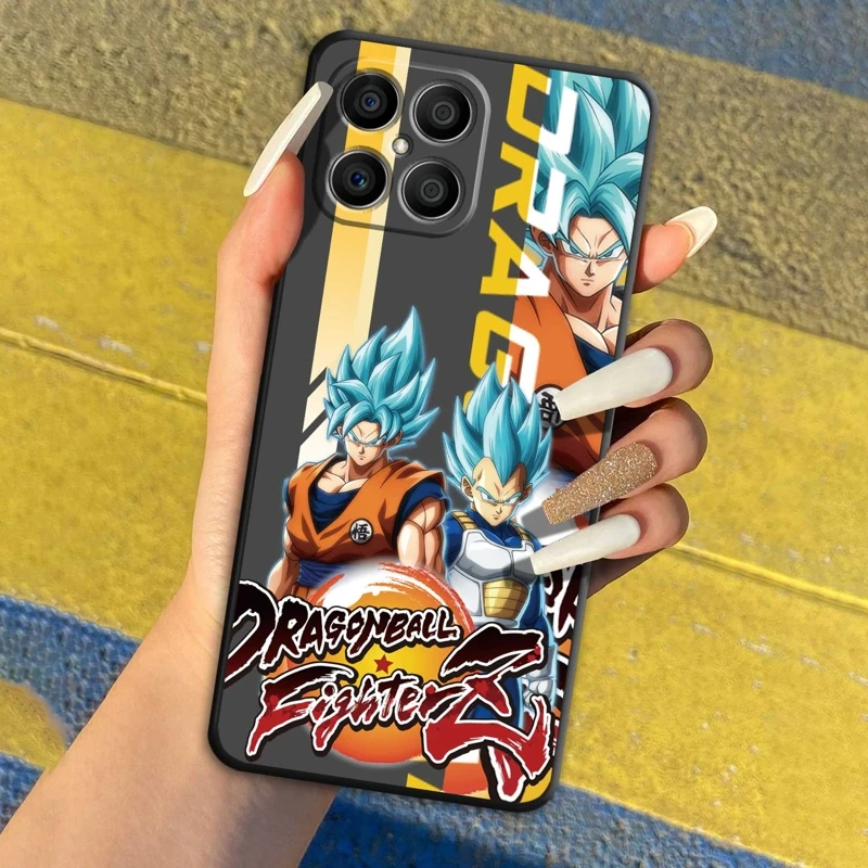 

For Honor 50 X8 X7 8X 5G 70 X8a X5 X6 X9 Lite X9a 80 Magic 4 5 Pro Cases Dragon Ball Z Stars PK Anime