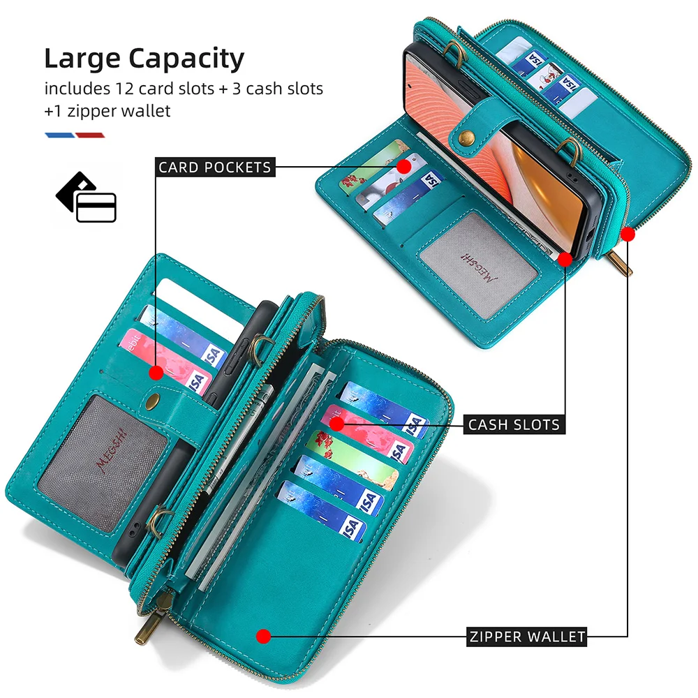 wallet leather cell phone case for xiaomi 9 10 10pro 11 lite 11t 12 12pro 5g poco x3 pro nfc m3 redmi note 8 9 10 11 free global shipping