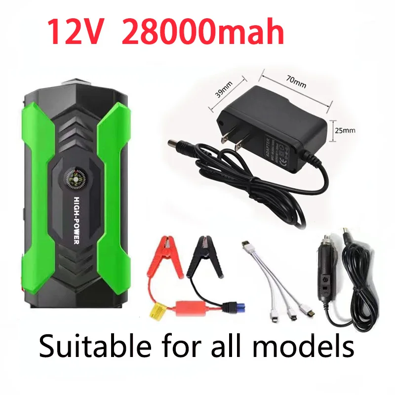 

Car Jump Starter Starting Device Battery Power Bank 28000mAh Jumpstarter Auto Buster Emergency Booster Car Charger Jump Start