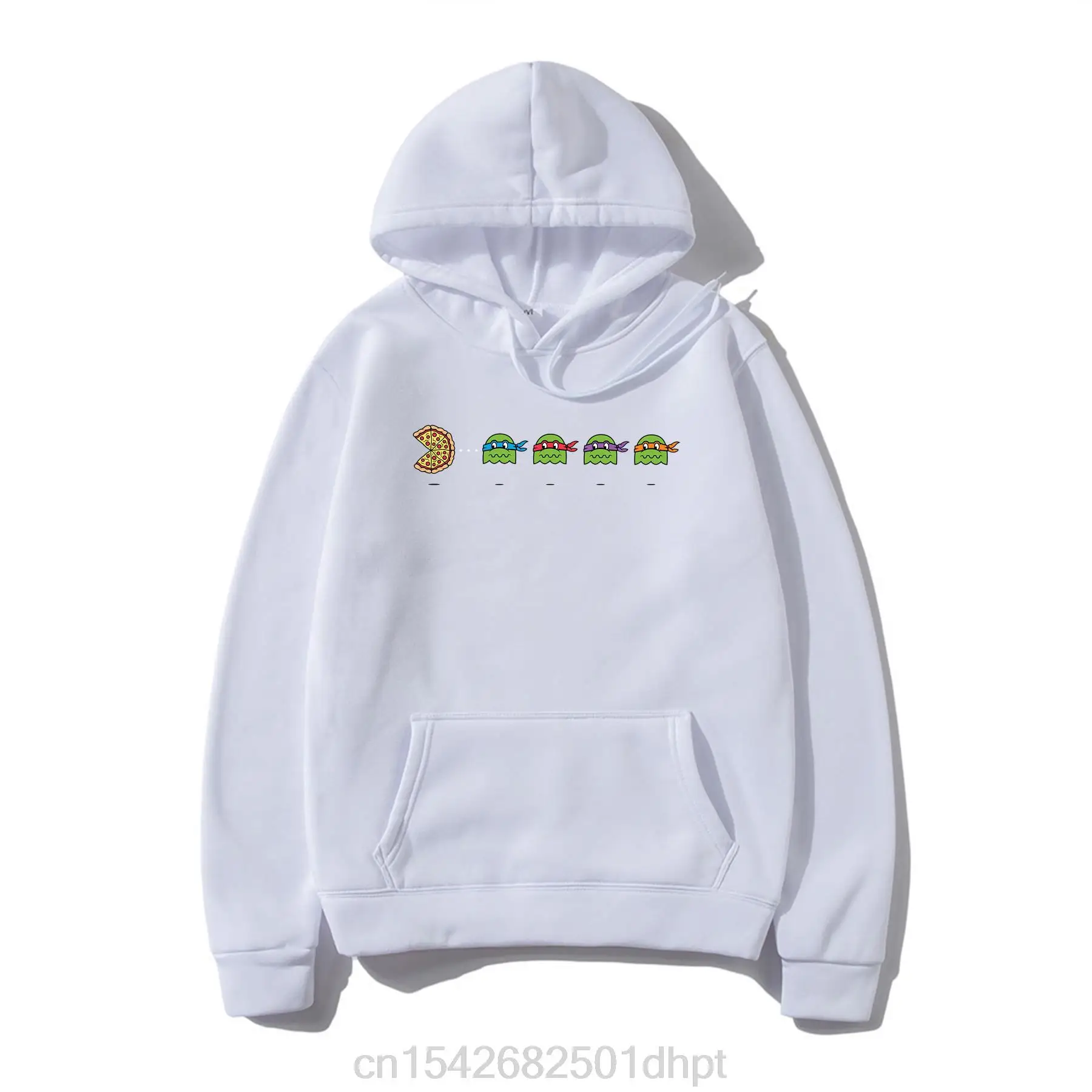 

Men/women Fashion Hip Hop Long Sleeve Oversize Cartoon Pac-Pizza Hoodies Unisex Clothes Anime Kawaii Harajuku Sweatshirt Vintage