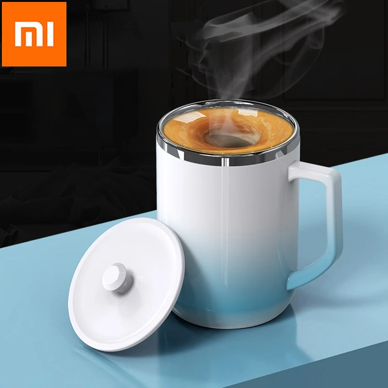 

Xiaomi Mijia Automatic Stirring Coffee Mug No Battery Needed Mixing Cup for Milk Chocolate Tea Cocoa Protein Thermal Cup Gift