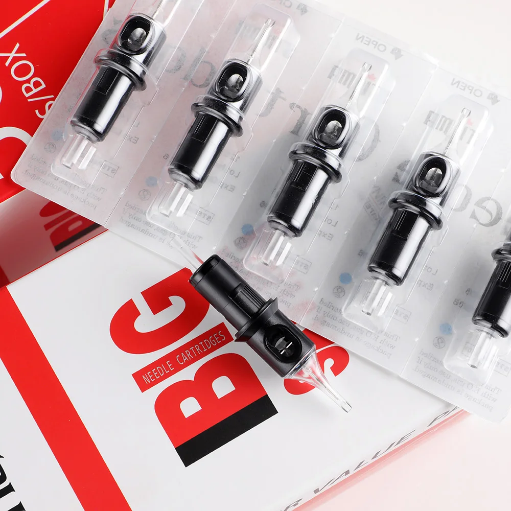 20 шт. одноразовые черные иглы для татуировок 0 30/0 35 мм