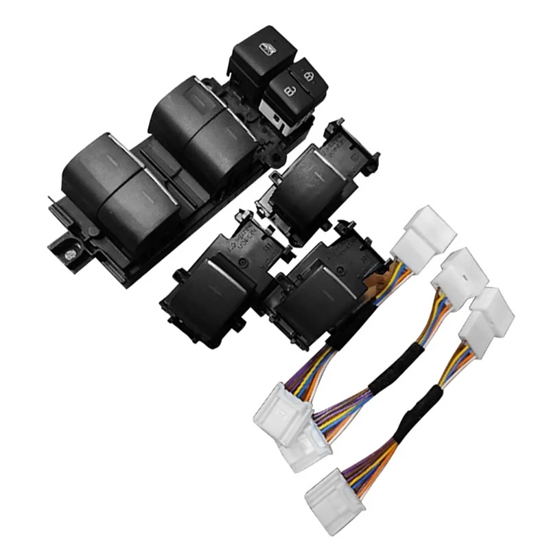 1 комплект голубая деталь кнопка переключения стеклоподъемника с кабелем для Toyota