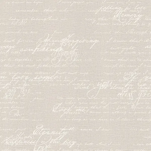 

Nouvel Light Grey Script Wallpaper 56.4 sq. ft.