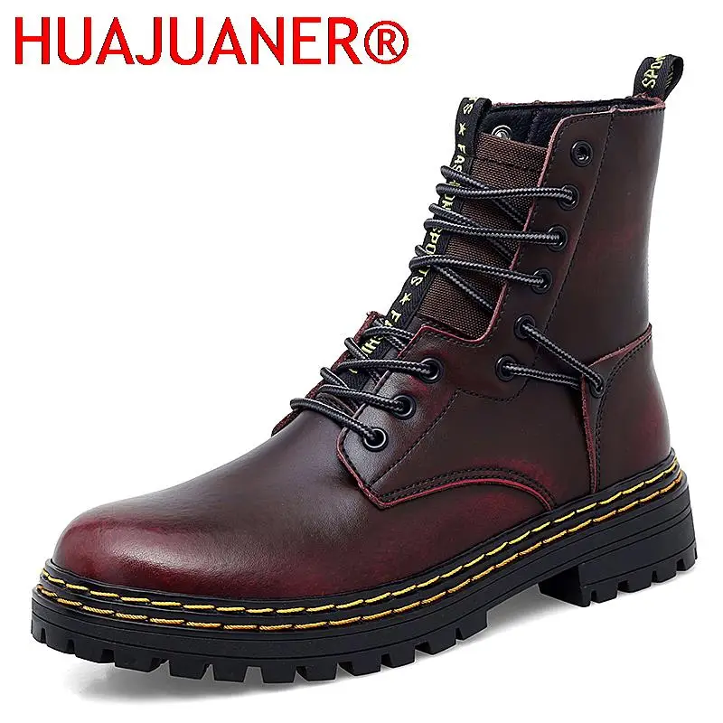 

Couple Shoes Men and Women Genuine Leather Ankle Winter Fur Lining Female Motorcycle Free Shipping Ankle Boots Plus Size 35-46