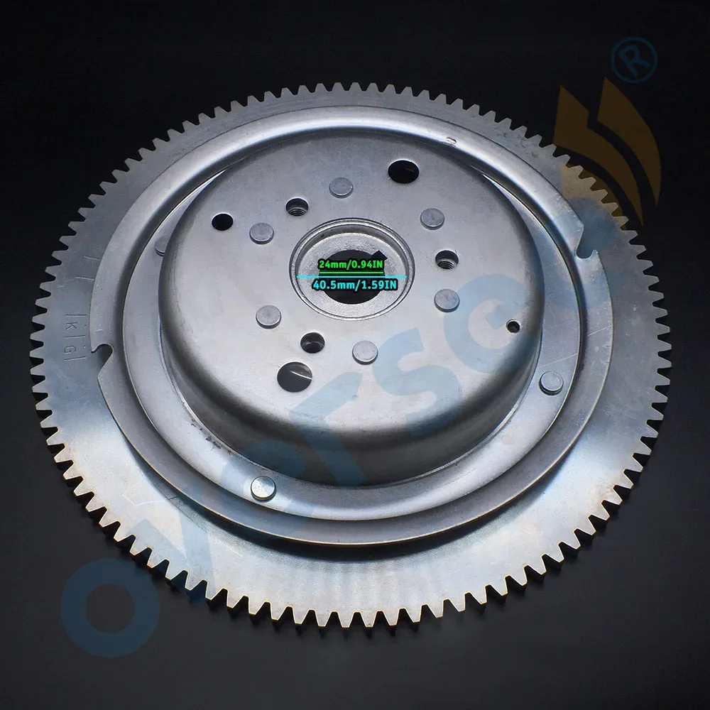 6F5-85550 Маховик электрического ротора в сборе для подвесного мотора Yamaha 2T 40HP 40G Parsun