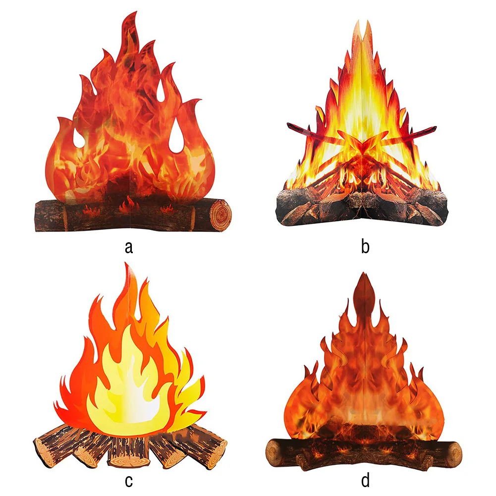 Искусственная бумага для пламени 3D пламенная горелка дизайнерское украшение